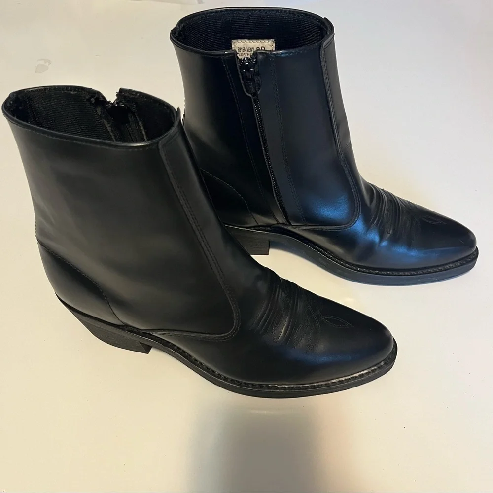 Mastersons boot company Men’s  OIL- CHEMICAL RESISTANT WORK BOOTS LEATHER Upper